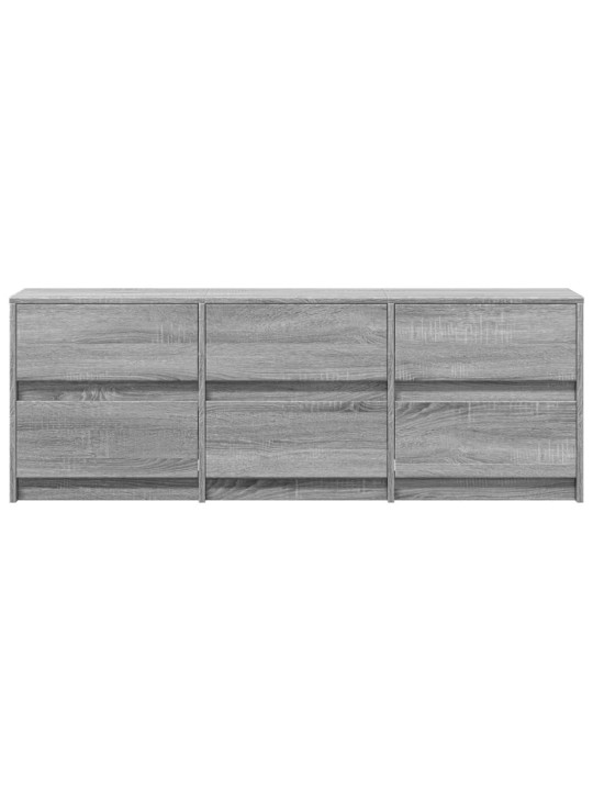 Tv skříňka s led šedá sonoma 140 x 34 x 50 cm kompozitní dřevo