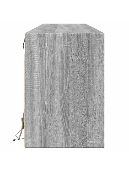 Nástěnná tv skříňka s led šedá sonoma 180 x 31 x 45 cm