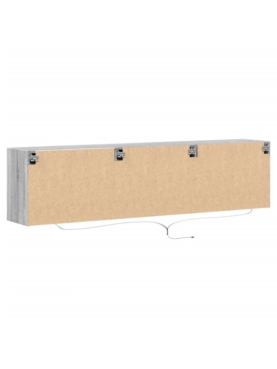 Nástěnná tv skříňka s led šedá sonoma 180 x 31 x 45 cm