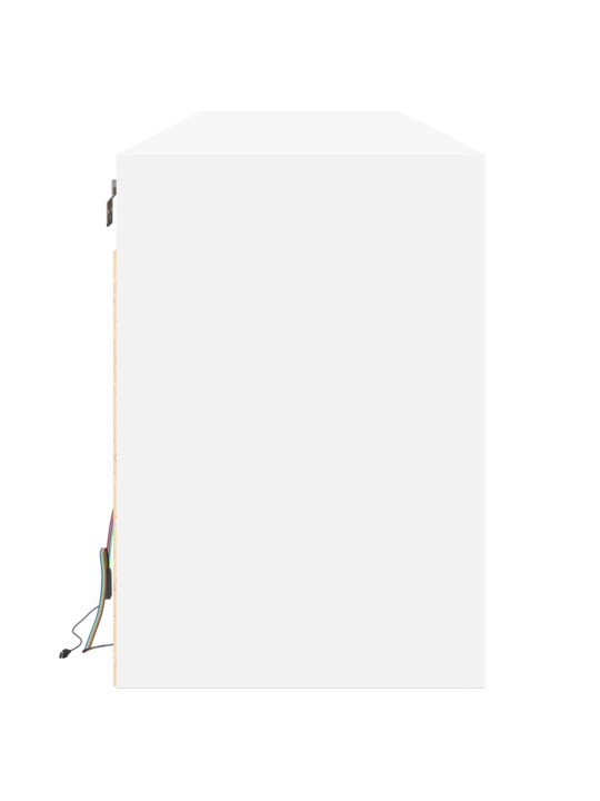 Nástěnná TV skříňka s LED bílá 180 x 31 x 45 cm