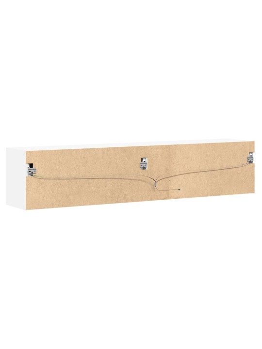 Nástěnná TV skříňka s LED bílá 180 x 31 x 38 cm