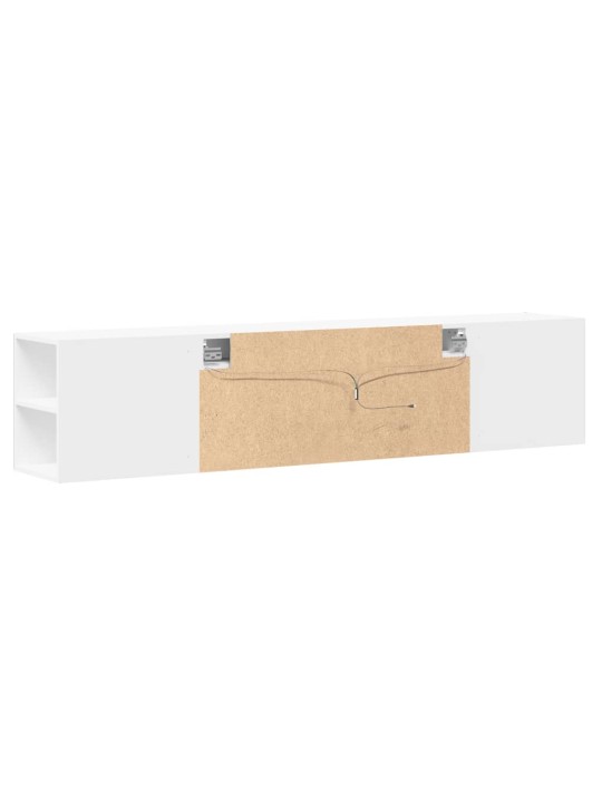 Nástěnná TV skříňka s LED bílá 180 x 31 x 39,5 cm