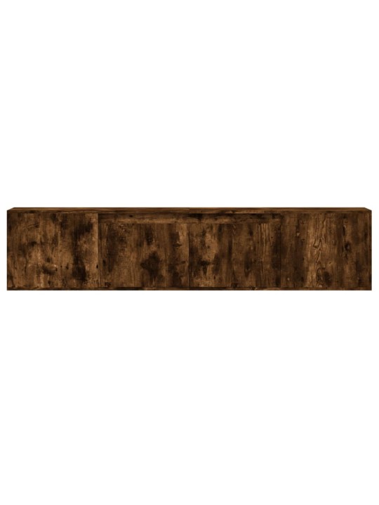 Nástěnná tv skříňka s led kouřový dub 180 x 31 x 39,5 cm