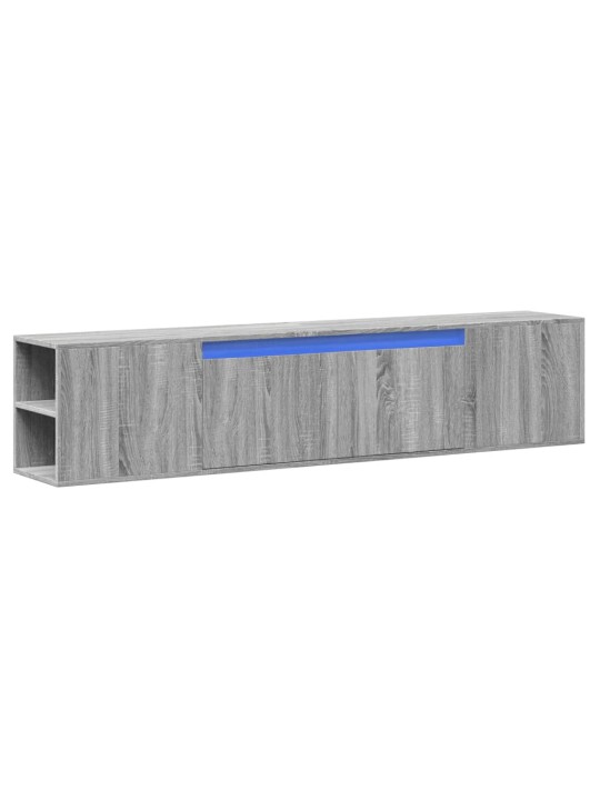 Nástěnná tv skříňka s led šedá sonoma 180 x 31 x 39,5 cm