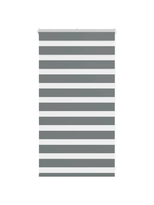 Zebra roleta tmavě šedá 90x100 cm šířka látky 85,9 cm polyester