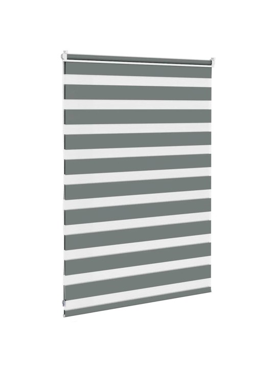 Zebra roleta tmavě šedá 105x100cm šířka látky 100,9cm polyester