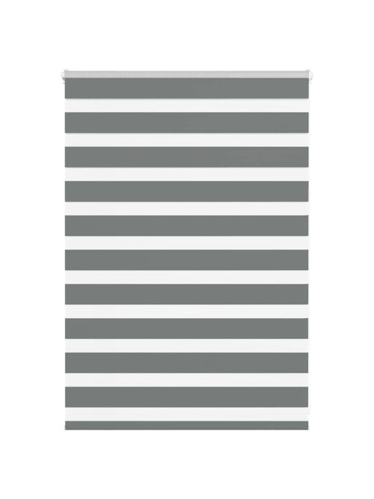 Zebra roleta tmavě šedá 110x100cm šířka látky 105,9cm polyester