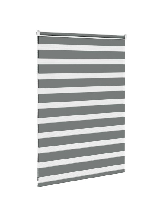 Zebra roleta tmavě šedá 110x100cm šířka látky 105,9cm polyester