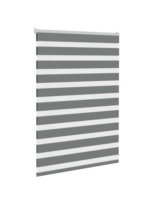 Zebra roleta tmavě šedá 115x100cm šířka látky 110,9cm polyester
