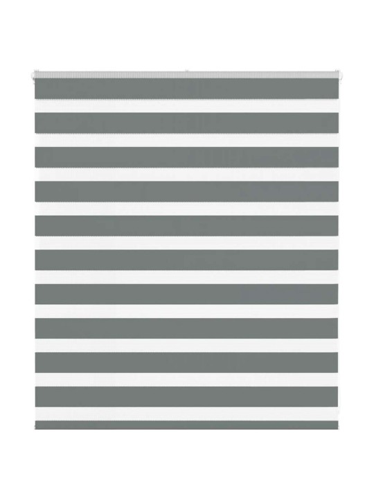 Zebra roleta tmavě šedá 120x100cm šířka látky 115,9cm polyester