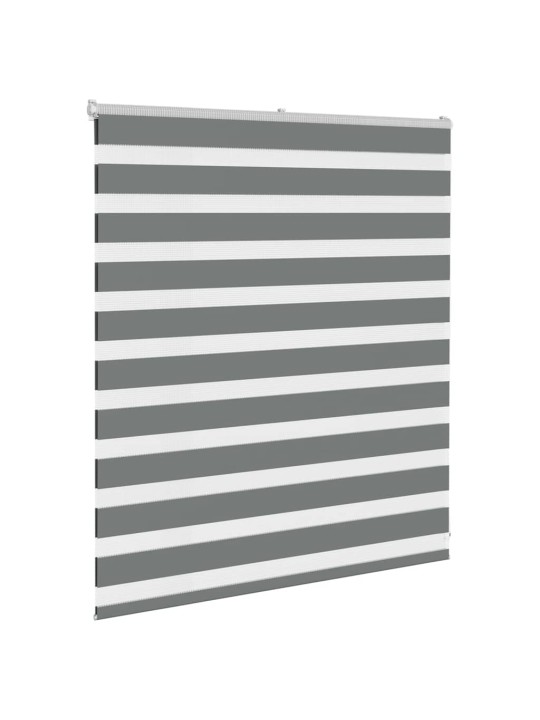 Zebra roleta tmavě šedá 130x100cm šířka látky 125,9cm polyester
