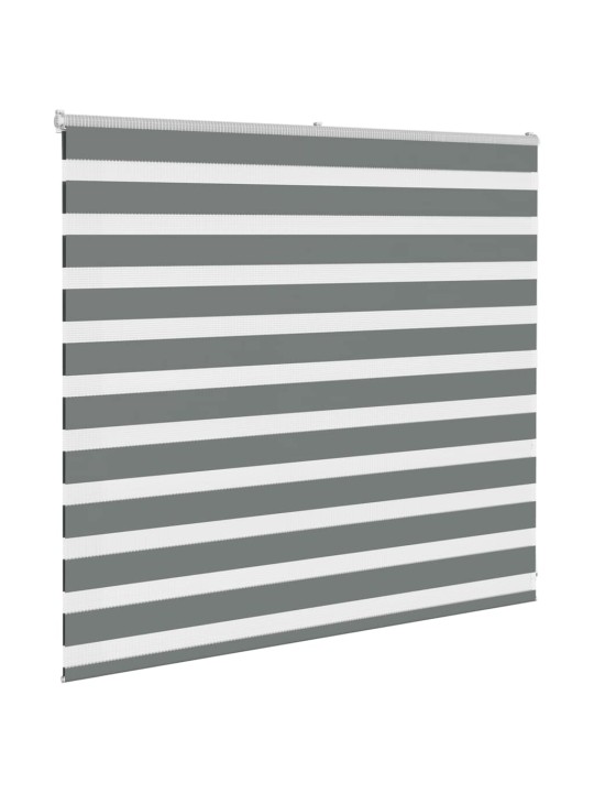 Zebra roleta tmavě šedá 155x100cm šířka látky 150,9cm polyester