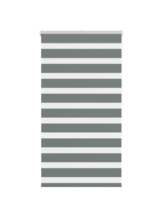 Zebra roleta tmavě šedá 70x150 cm šířka látky 65,9 cm polyester