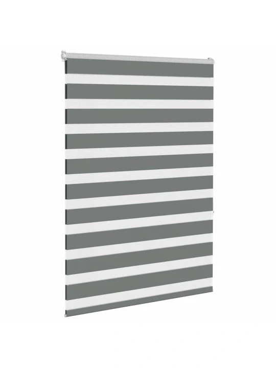 Zebra roleta tmavě šedá 105x150cm šířka látky 100,9cm polyester