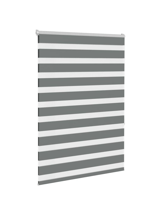 Zebra roleta tmavě šedá 110x150cm šířka látky 105,9cm polyester