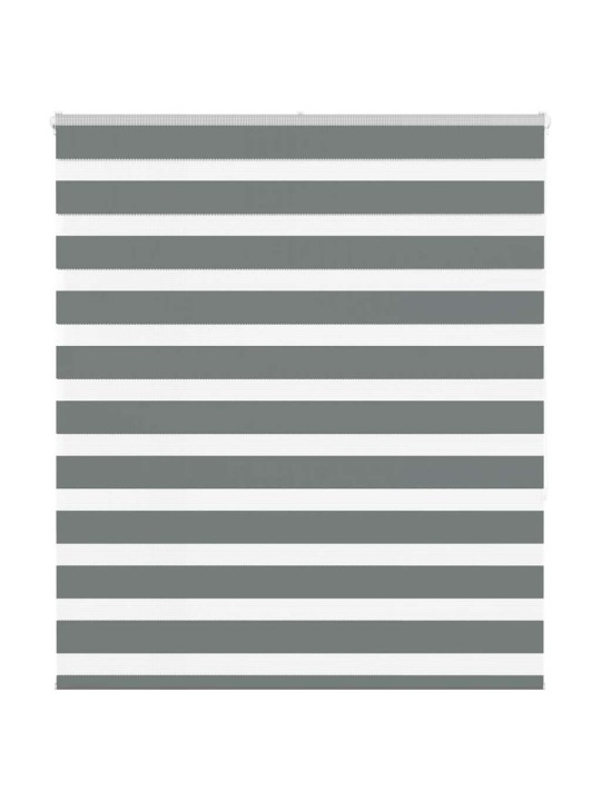 Zebra roleta tmavě šedá 120x150cm šířka látky 115,9cm polyester