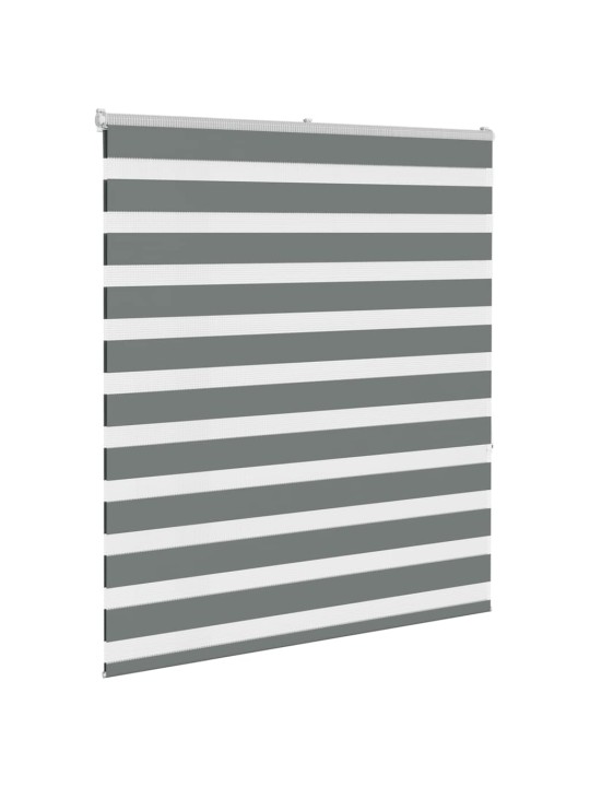 Zebra roleta tmavě šedá 120x150cm šířka látky 115,9cm polyester