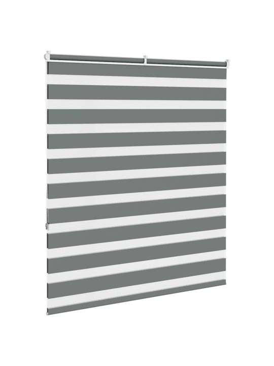 Zebra roleta tmavě šedá 120x150cm šířka látky 115,9cm polyester