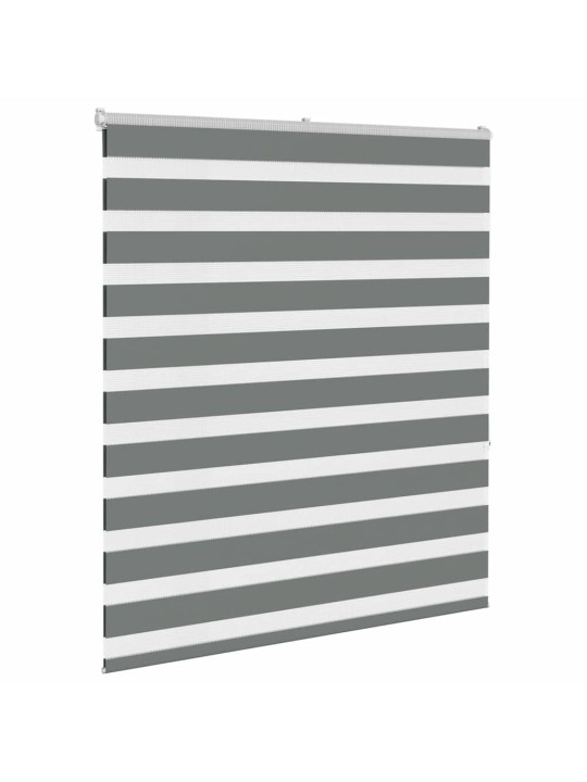 Zebra roleta tmavě šedá 135x150cm šířka látky 130,9cm polyester