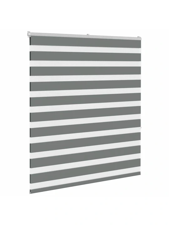 Zebra roleta tmavě šedá 135x150cm šířka látky 130,9cm polyester