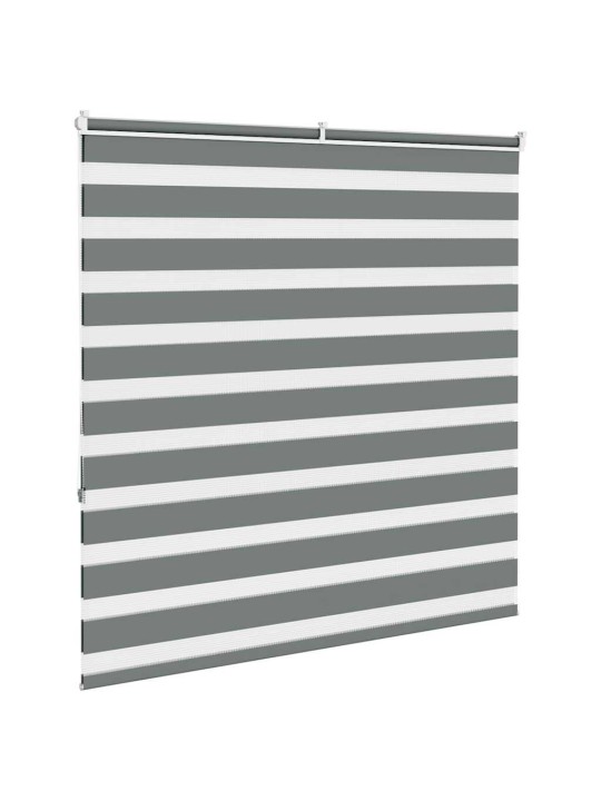 Zebra roleta tmavě šedá 140x150cm šířka látky 135,9cm polyester