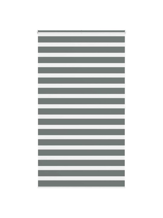 Zebra roleta tmavě šedá 120x200cm šířka látky 115,9cm polyester