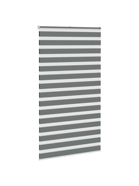 Zebra roleta tmavě šedá 120x200cm šířka látky 115,9cm polyester