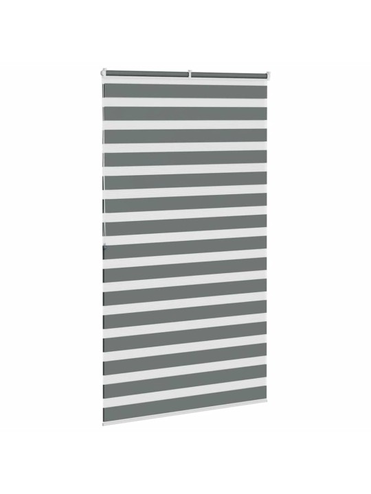 Zebra roleta tmavě šedá 120x200cm šířka látky 115,9cm polyester