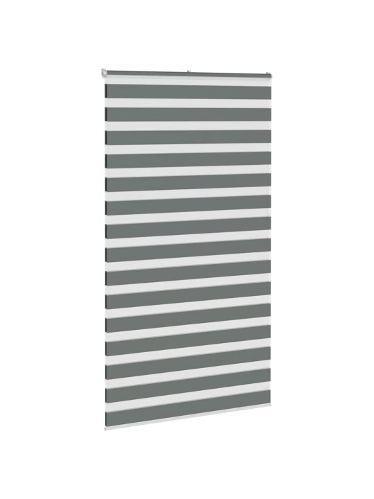 Zebra roleta tmavě šedá 125x200cm šířka látky 120,9cm polyester