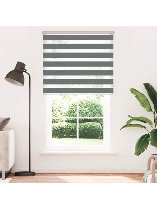 Zebra roleta tmavě šedá 135x200cm šířka látky 130,9cm polyester