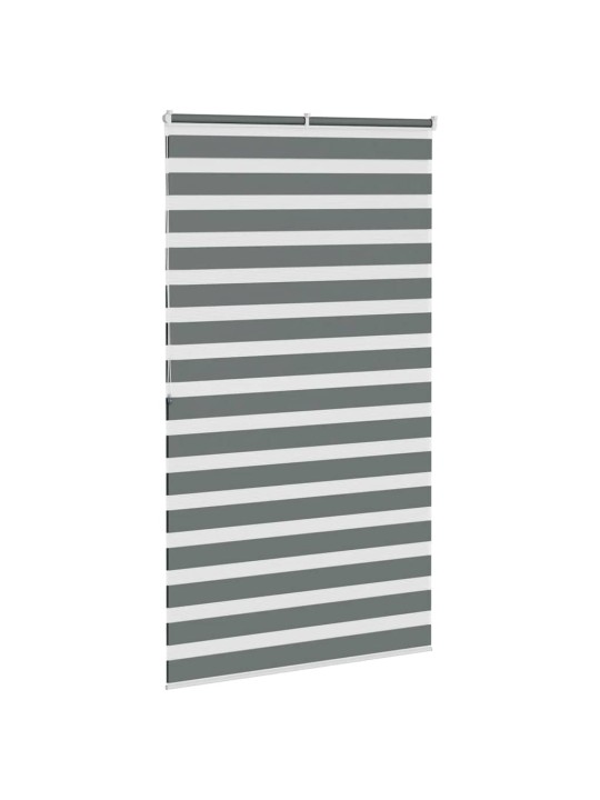 Zebra roleta tmavě šedá 135x200cm šířka látky 130,9cm polyester