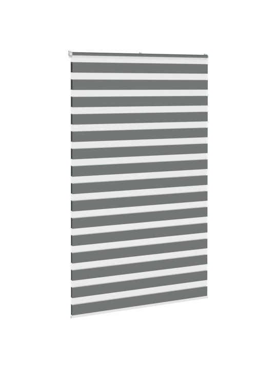Zebra roleta tmavě šedá 140x200cm šířka látky 135,9cm polyester