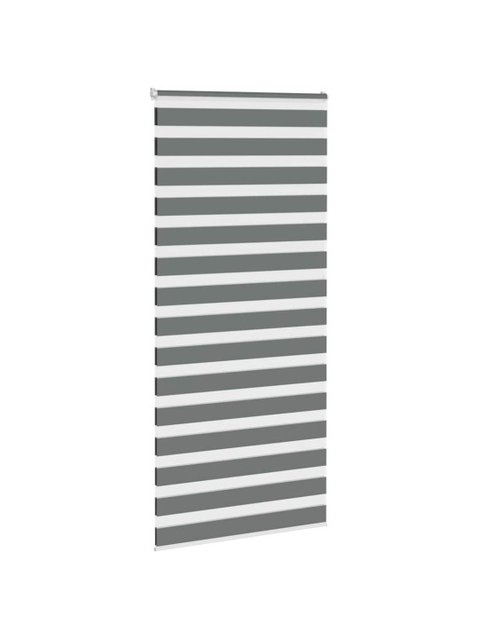 Zebra roleta tmavě šedá 105x230cm šířka látky 100,9cm polyester