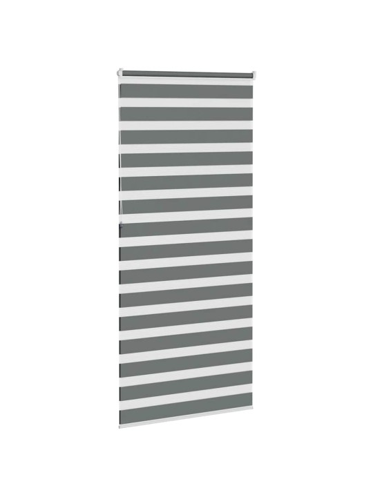 Zebra roleta tmavě šedá 105x230cm šířka látky 100,9cm polyester