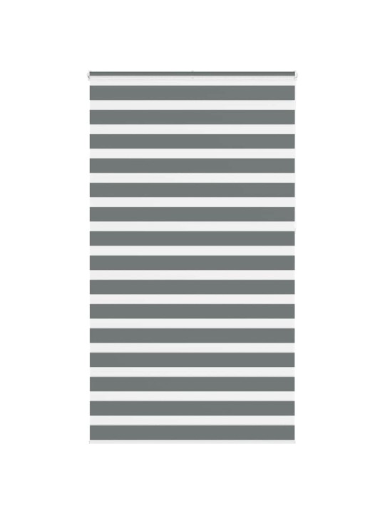 Zebra roleta tmavě šedá 125x230cm šířka látky 120,9cm polyester