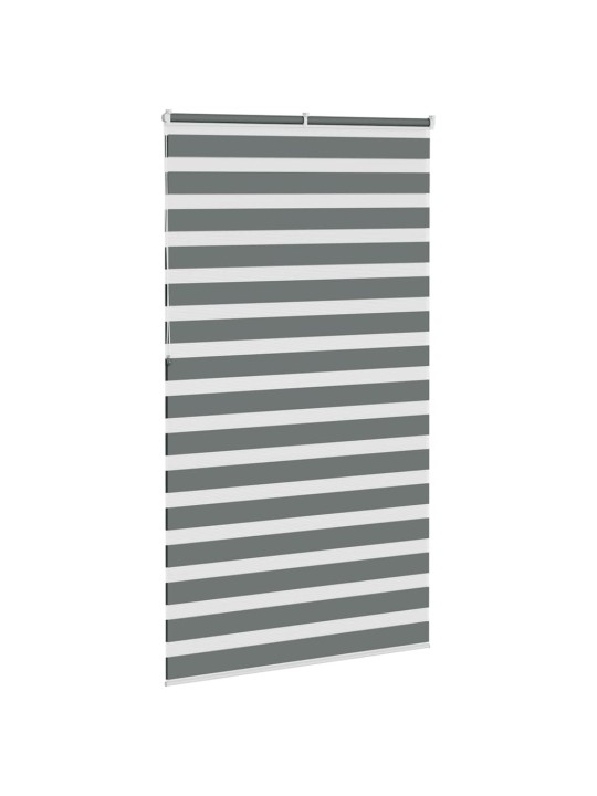 Zebra roleta tmavě šedá 125x230cm šířka látky 120,9cm polyester