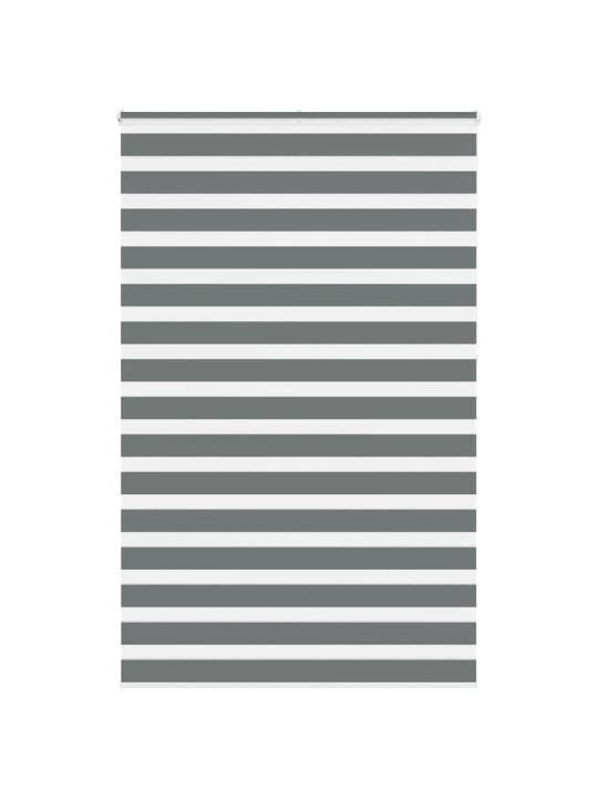 Zebra roleta tmavě šedá 140x230cm šířka látky 135,9cm polyester