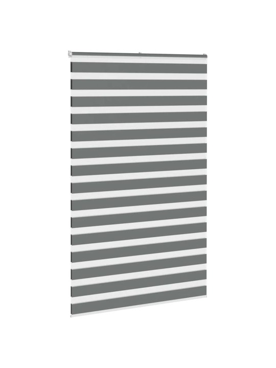 Zebra roleta tmavě šedá 140x230cm šířka látky 135,9cm polyester