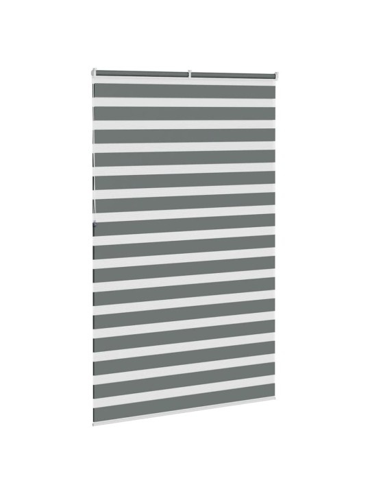 Zebra roleta tmavě šedá 140x230cm šířka látky 135,9cm polyester