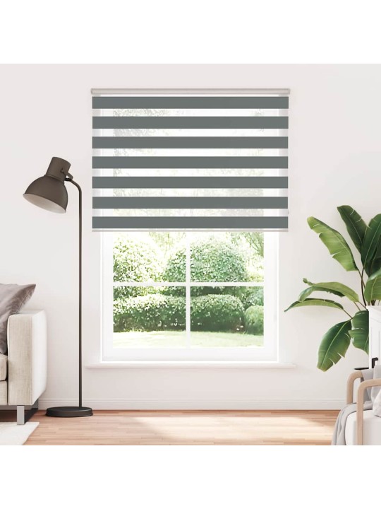 Zebra roleta tmavě šedá 155x230cm šířka látky 150,9cm polyester