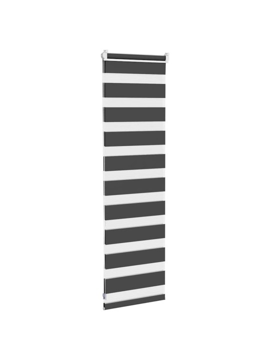 Zebra roleta černá 40x100 cm šířka látky 35,9 cm polyester