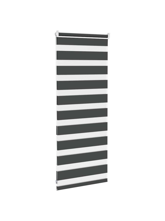 Zebra roleta černá 60x100 cm šířka látky 55,9 cm polyester