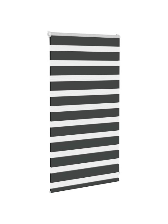 Zebra roleta černá 70x100 cm šířka látky 65,9 cm polyester