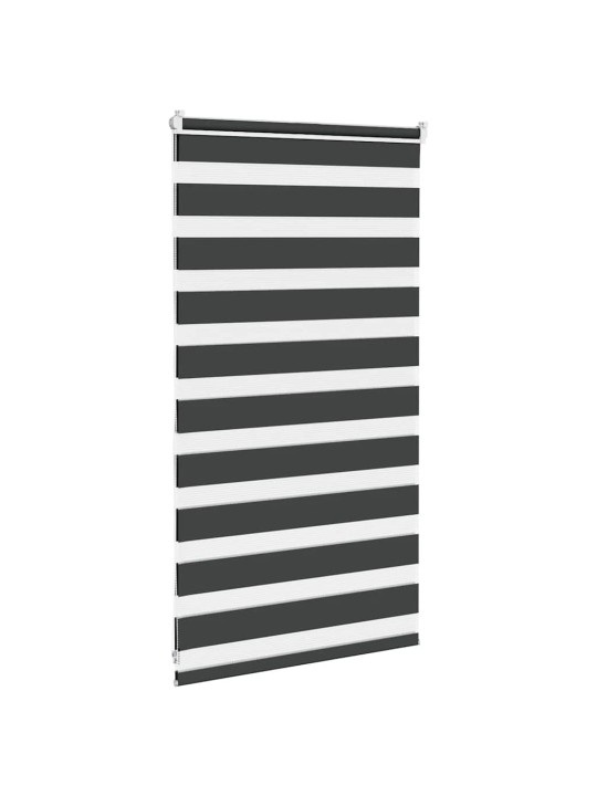 Zebra roleta černá 70x100 cm šířka látky 65,9 cm polyester