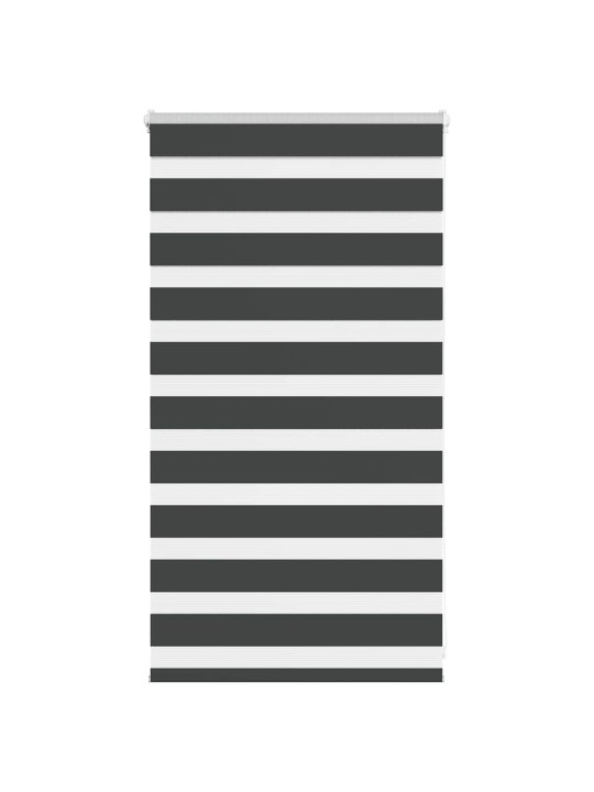 Zebra roleta černá 75x100 cm šířka látky 70,9 cm polyester