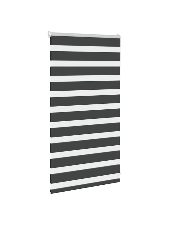 Zebra roleta černá 75x100 cm šířka látky 70,9 cm polyester