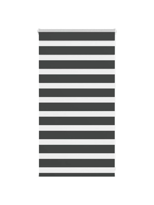 Zebra roleta černá 80x100 cm šířka látky 75,9 cm polyester