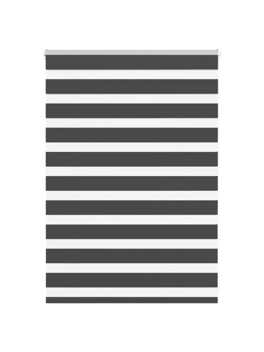 Zebra roleta černá 95x100 cm šířka látky 90,9 cm polyester