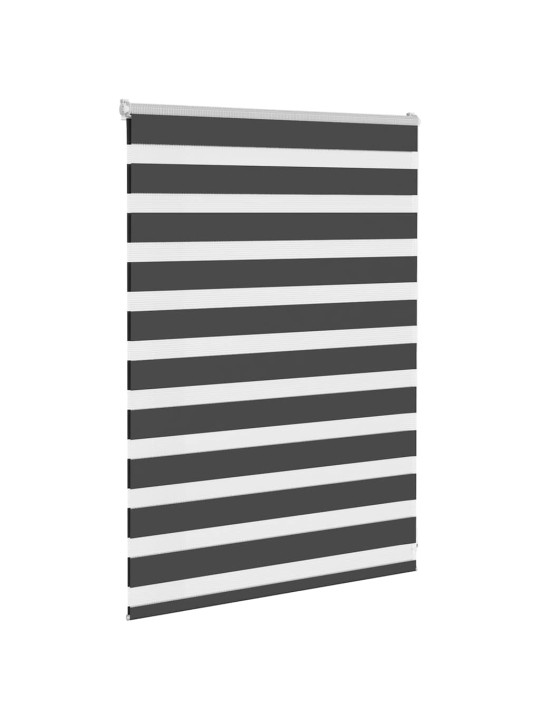 Zebra roleta černá 100x100 cm šířka látky 95,9 cm polyester
