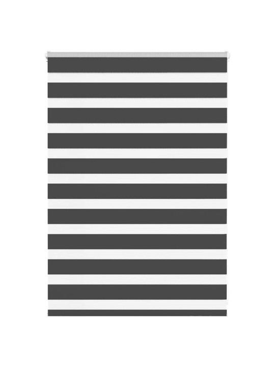 Zebra roleta černá 105x100 cm šířka látky 100,9 cm polyester